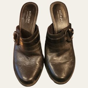 Villager High Heel Mule Shoes